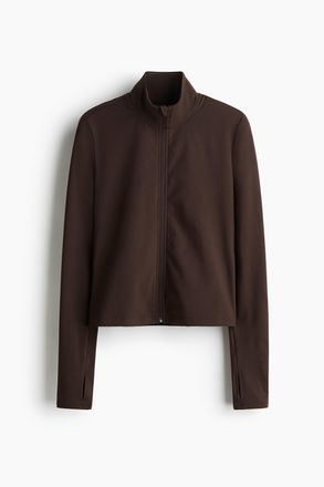 H&M Sportshirt mit SoftMove - Brown