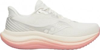 Saucony Womens Triumph 23 Shoes In Ivory/mauve