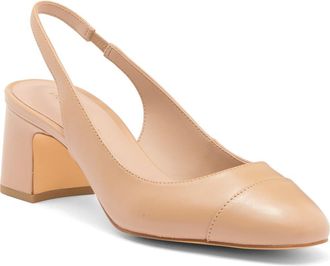 Stuart Weitzman Milla 55 Slingback Pump in Gldn Beige at Nordstrom Rack, Size 6.5