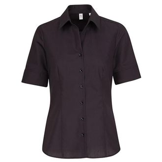 Seidensticker Seidensticker Dames/Dames Reguliere Blouse met Korte Mouwen (Zwart)