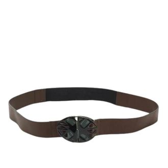 Marni Pre-owned Leather Belt - female - Marni Pre-owned - Vintage Belts - Brown - ONE SIZE - Pre-owned