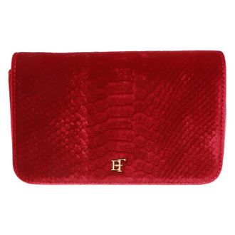 Elisabetta Franchi Mini Crossbody Tas - Dames - Tassen - Rood - Maat: ONE Size Katoen