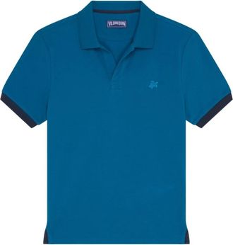 Vilebrequin Palatin Polo Shirt - Heren - Polos - Blauw - M - Katoen - Tops