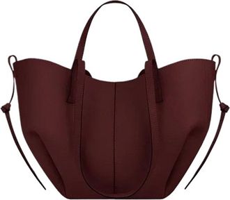 Generic Compatible For Womens Large Capacity Leather Hand-held Wing Bag, Pleated Underarm Tote, Casual And One Shoulder(A6)