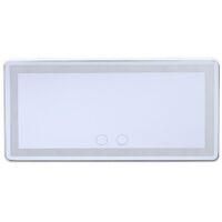 OEM Espejo Cosm&eacute;tico Para Coche, Luz Solar, Iluminaci&oacute;n Led, Recargable, Ajustable En Tres Colores, Material Abs/cristal/el&aacute;stico, Negro - Crezuo