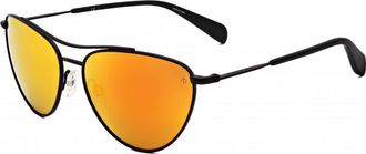 Rag & Bone Womens RNB1065-G-S-003-58 RNB1065 G S 58 003 Sunglasses - Black - One Size