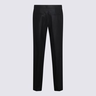 Jil Sander Wool Trousers - Black