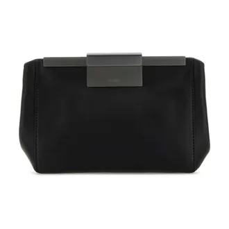 Max Mara Dames, Tassen, Zwart, Maat: ONE Size Linnen