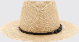 Brunello Cucinelli Cappello Brunello Cucinelli in rafia con fettuccia gioiello