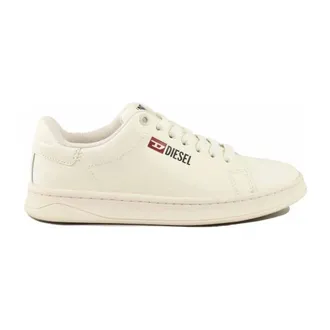 Diesel Sneakers, female, White, 5 UK, Leather Trainers