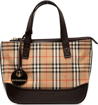 Burberry Pre-owned Burberry Haymarket Check Canvas Handbag CUWYP4XDHPCXZHAE