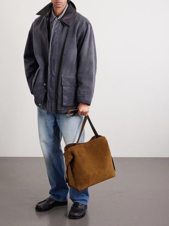 Acne Studios Musubi Suede Shoulder Bag