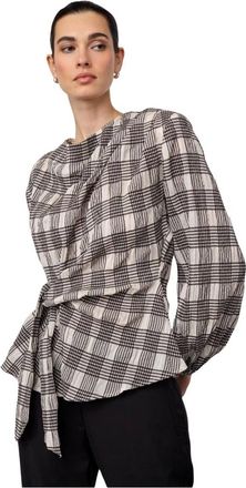 Co'Couture Blusa Chandler con Lazada - Blouses & Shirts - Mujer - Beige - M