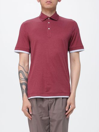 Brunello Cucinelli Polo in cotone e seta Brunello Cucinelli