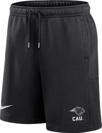 Nike Mens College Club (Clark Atlanta University) Fleece Shorts in Black | M73891CLAU26-BLK