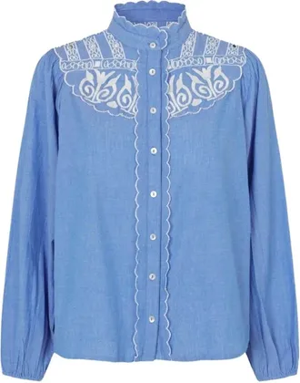 Lollys Laundry Mujer, Blusas y Camisas, Azul, Talla: XS