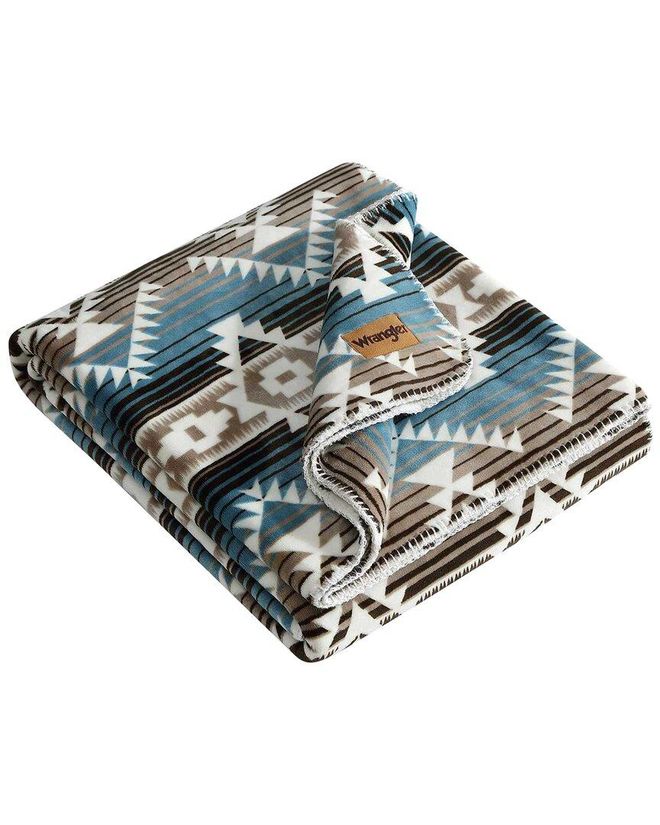 Jericho Coco Flannel Reversible Throw Blanket
