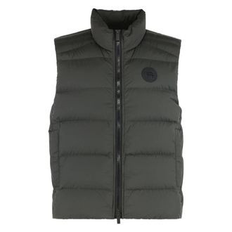 Canada Goose Waistcoats, male, Green, 2XL, Puffer Vest Crofton
