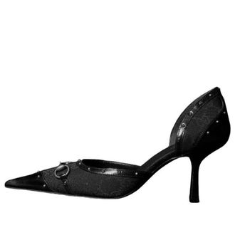 Gucci (WMNS) Gucci Savoy Pump Black 875051-FAF7F-1052