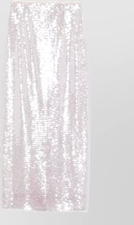 Forte_Forte sequin midi dress spaghetti straps slit