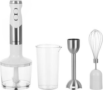 KASANOVA Set frullatore a immersione bianco 400 W con accessori