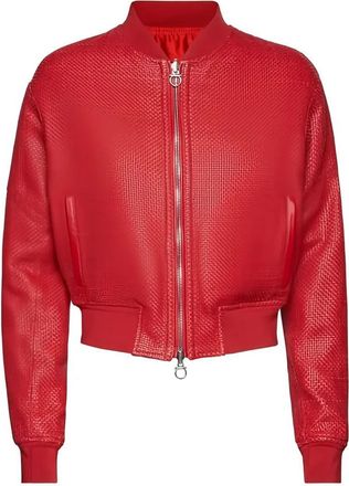 Ferragamo Leather-Long Jachet