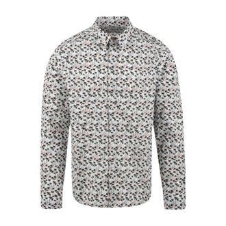 Paul Smith All-over Palm Tree Print Shirt - Heren - Casual Overhemden - Veelkleurig - S - Katoen - Overhemden