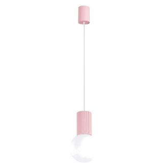 Sollux Lighting L&aacute;mpara colgantes rosa aluminio/vidrio alt. 120 cm