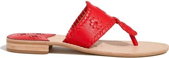 Jack Rogers Womens Original Jack Flat Sandal In Red