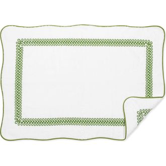 Matouk Astor Braid Tub Mat in Grass at Nordstrom, Size Bath Mat