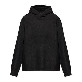 AllSaints Hoodies, male, Black, Size: 2XL Marko Oversized Wool Hoodie