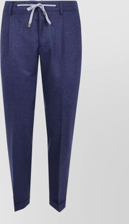 Barba virgin wool tailored shorts