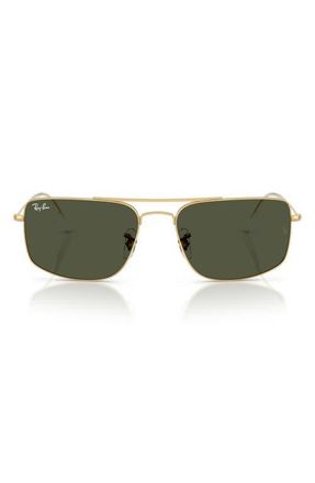 Ray-Ban Explorer 3 59mm Square Sunglasses in Arista /Green at Nordstrom