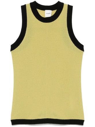 Nanushka Denalie tank top - women - Recycled Polyester/RWS Merino Wool - L - Green