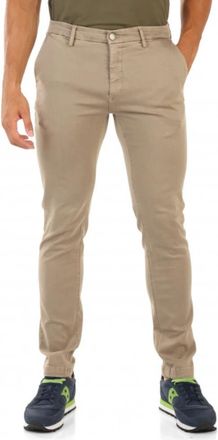 Replay Slim Fit Chinos - Heren - Chinos - Beige - W36 L32 - Katoen - Broeken