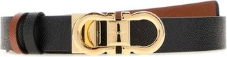 Ferragamo Donna H25 Belt - female - Ferragamo - Belts - Black - 75 CM - Accessories