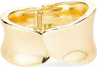 BaubleBar Hinge Statement Bangle Bracelet in Gold at Nordstrom Rack