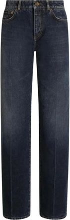 Dolce & Gabbana 5-pocket denim broek - Dames - Jeans - Blauw - Maat: XL Denim