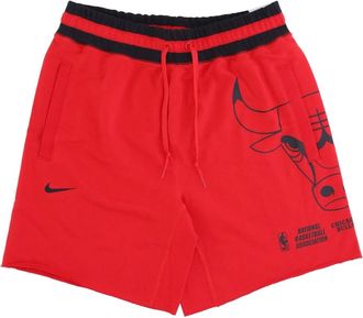 Nike Chicago Bulls Fleece Shorts - Heren - Fitness - Rood - XL - Katoen - Fitness