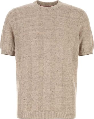 Brunello Cucinelli Brunello Cucinelli Sand Knit T Shirt
