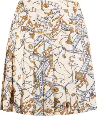 Moschino Rokken, Dames, Veelkleurig, S, Geplooide Rok