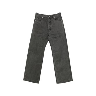 Rick Owens Faded-effect Wide-leg Jeans
