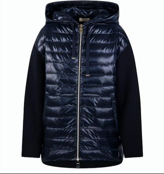 Herno Quilted Cotton Nylon Hooded Down Jacket