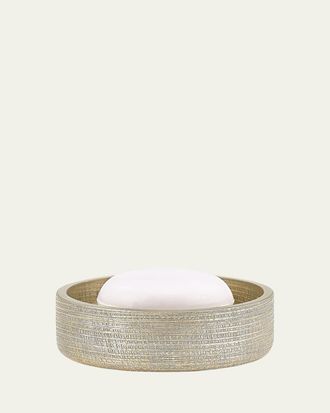 Labrazel Woven Metallic Soap Dish