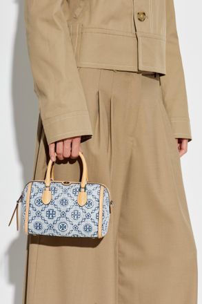 Tory Burch Handbag T Monogram Petite, Womens, Light Blue