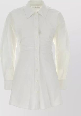 Alexander Wang cotton poplin shirt mini dress