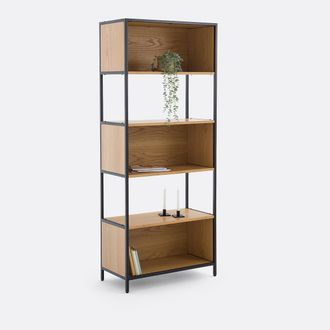 La Redoute Interieurs Modulaire boekenkast, 3 vakken, eikenfineer, Volga