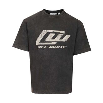 Off-white OW Racing S/S Skate Tee - male - Off White - T-Shirts - Black - XS - Tops