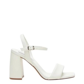 Steve Madden Mareena Sandaal - Dames - Schoenen - Wit - Maat: 36 EU Leer