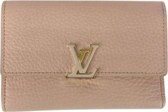 Louis Vuitton Pre-owned Wallets, female, Pink, Size: ONE SIZE Pre-owned Leather Card Holder